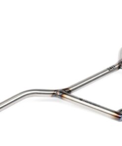Guidon CLASSIC Ø22.2mm H=9" L=29.5" argt 4 pièces, CrMo, tubes sans soudure