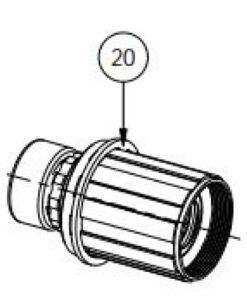 Serra - Shimano Freehub body Kit 8-10 Sp 8-10 Speed