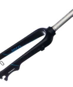 Fourche, 20", Tarsus G2, 321mm, Matte noir/noir (bleu) Disc