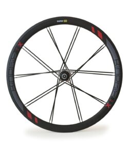 Roue arrière, 22"x20H,Verge X11,Gunmetal Chrome/Red, Kinetix Pro X Disc,135mm