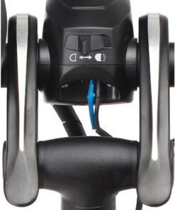 Potence ajustable Andros G2, Noir et argent CNC usiné