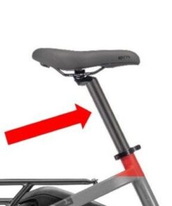 Tige de selle 34.9 mm x L 450mm pour Quick Haul Long D9
