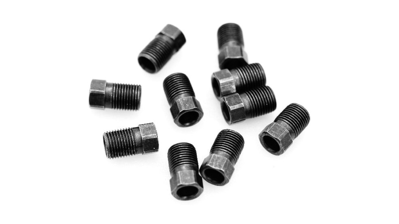 Vis creuse pour freins HS & RT 10 pcs. M8x0,75, noir, pas pour freins MT Vis creuse pour freins HS & RT 10 pcs. M8x0,75, noir, pas pour freins MT