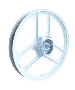 ROUE ARR. VIDE 16" BLANC 42D. incl. CUVETTE DE ROULEMENT P8367
