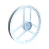 ROUE ARR. VIDE 16" BLANC 42D. incl. CUVETTE DE ROULEMENT P8367