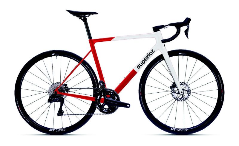 RR 9.4 Gloss Red / White 580mm (XL) RR 9.4 Gloss Red / White 580mm (XL)