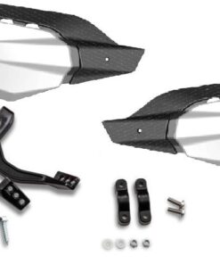 HANDSCHUTZ RR RACING WHITE-BLACK