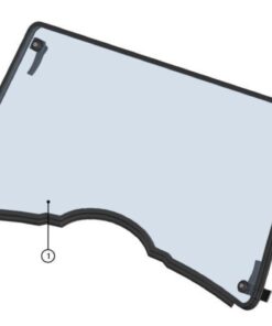 KYMCO 700i SPORT BASIC PROTECTION glass windshield without wiper, washer